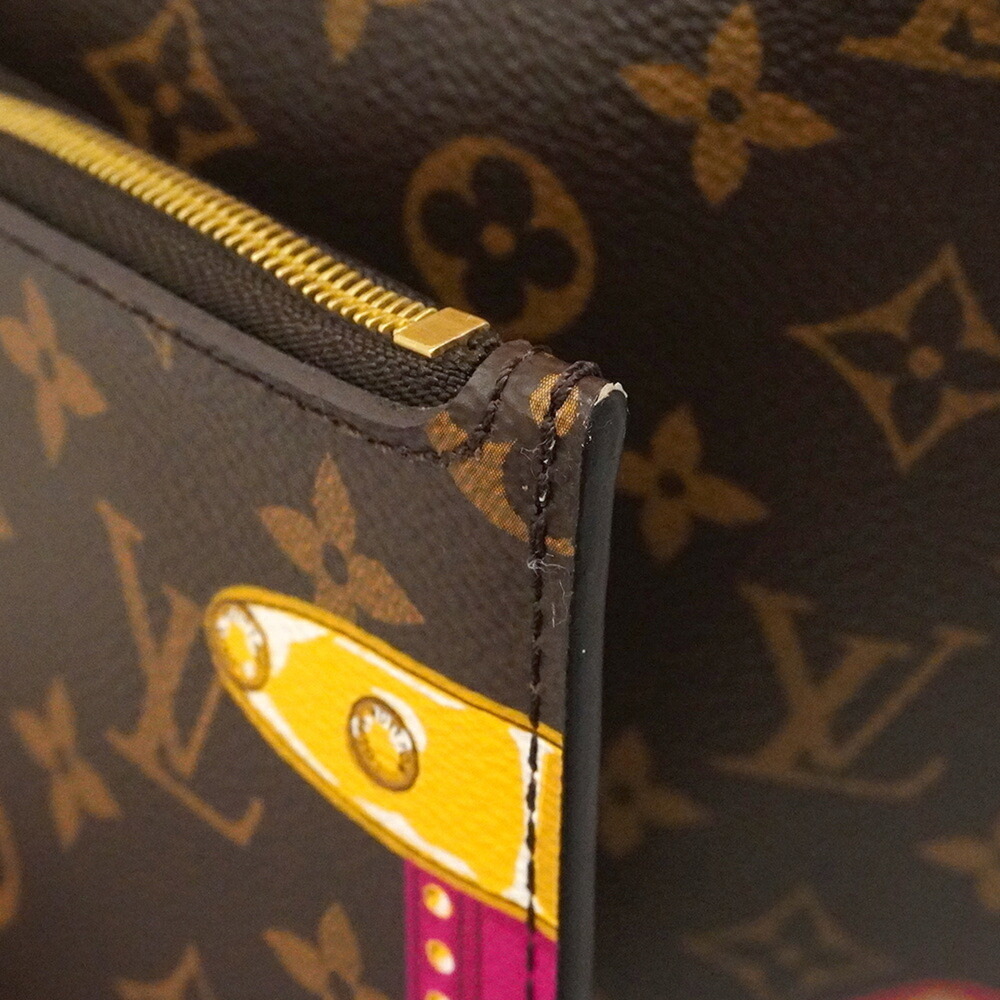 Louis Vuitton Monogram Summer Trunk Neverfull MM Tote Bag M41390 Brown Women's - Picture 6 of 13